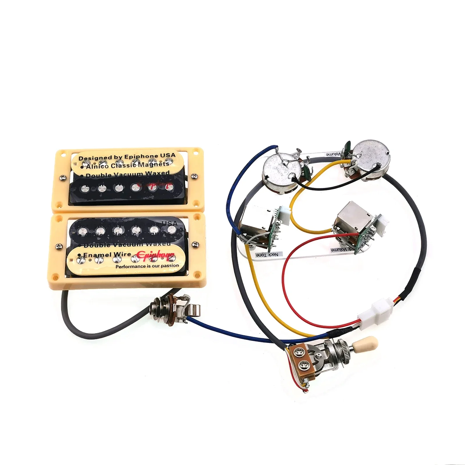 Humbucker Pickup & Wiring Harness Set 4 Humbucker Pickup & Wiring Harness Set - Image 4