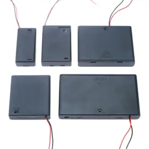 Black AA Battery Storage Case with 8 Slots 11 S9ff4da5acc134b54a63910223a406500a