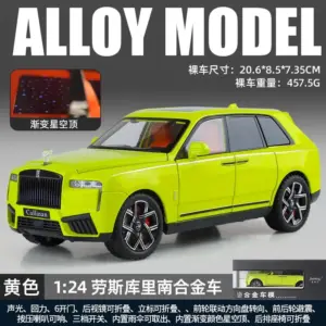 Black Rolls-Royce Cullinan Diecast Model Car 1:24 17 S9ff71ea7fd604be6bffc207c6991573bg