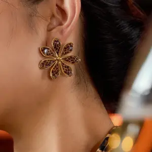 Bold Leopard Floral Stainless Steel Earrings 8 S9ffb3a7253ac460588555493b5bb1982j