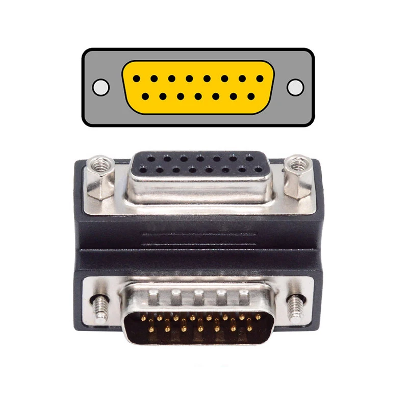 90-Degree DB15 Serial Port Connector for Devices 2 90-Degree DB15 Serial Port Connector for Devices - Image 2