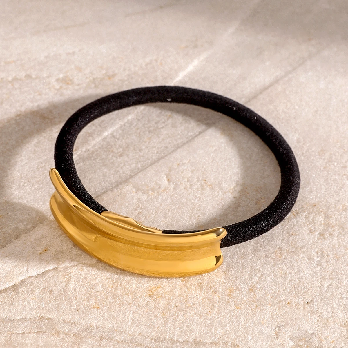 Stainless Steel Gold Crescent Hair Accessory 3 Stainless Steel Gold Crescent Hair Accessory - Image 3