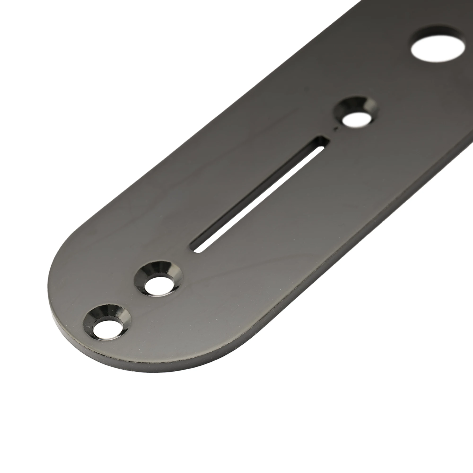 Squier Tele Control Plate Steel Black/Chrome 5 Squier Tele Control Plate Steel Black/Chrome - Image 5