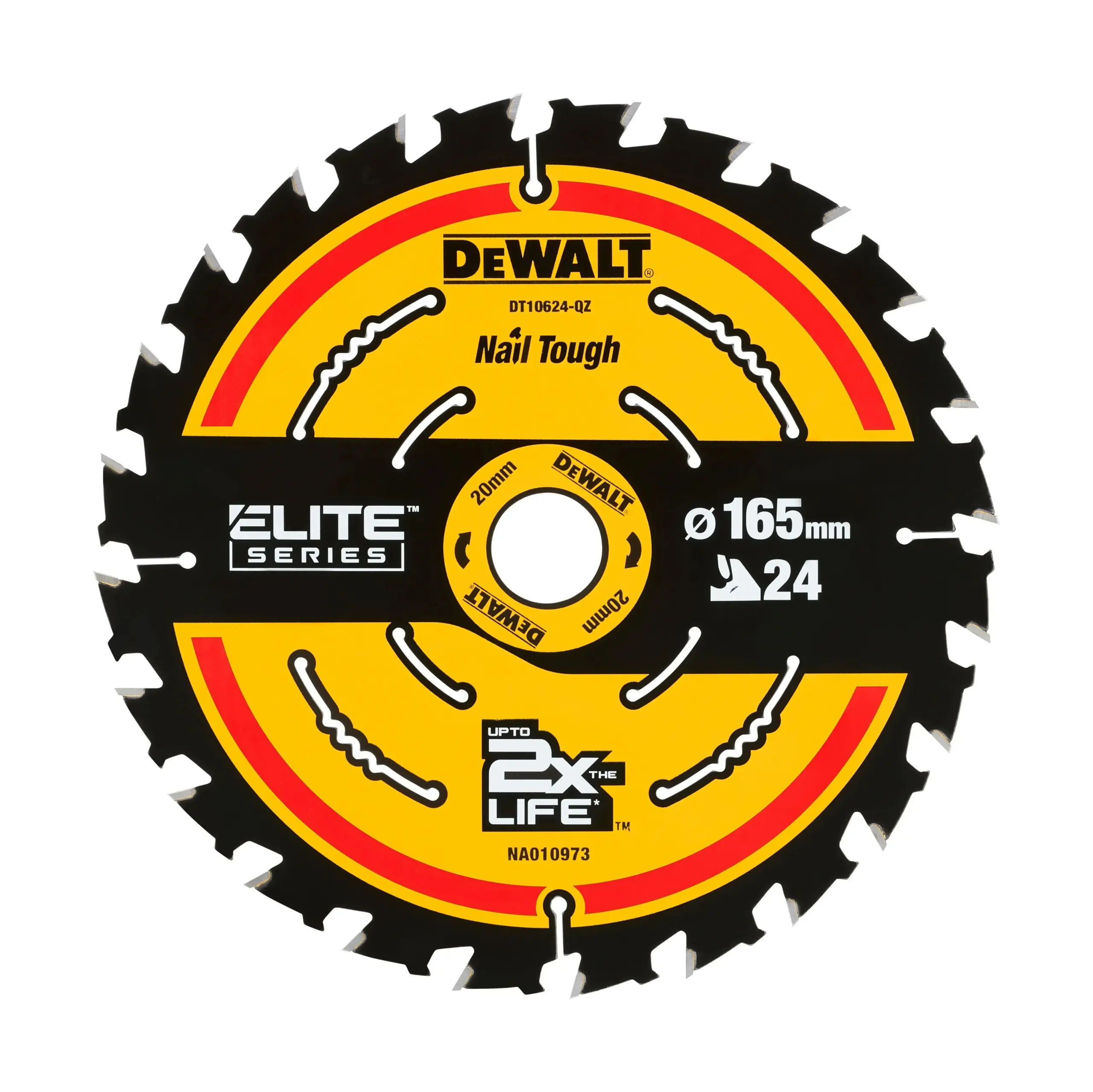 DEWALT 165mm Circular Saw Blades 24T & 40T 5 DEWALT 165mm Circular Saw Blades 24T & 40T - Image 5