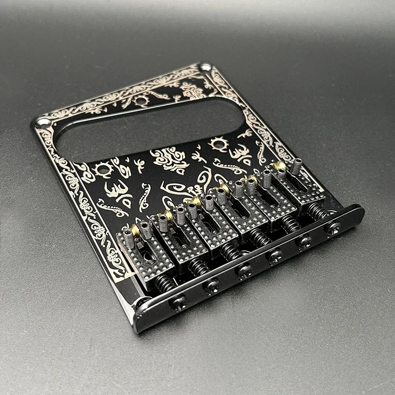 Black TL Style Guitar Bridge Roller Saddle MU1720 4 Black TL Style Guitar Bridge Roller Saddle MU1720 - Image 4