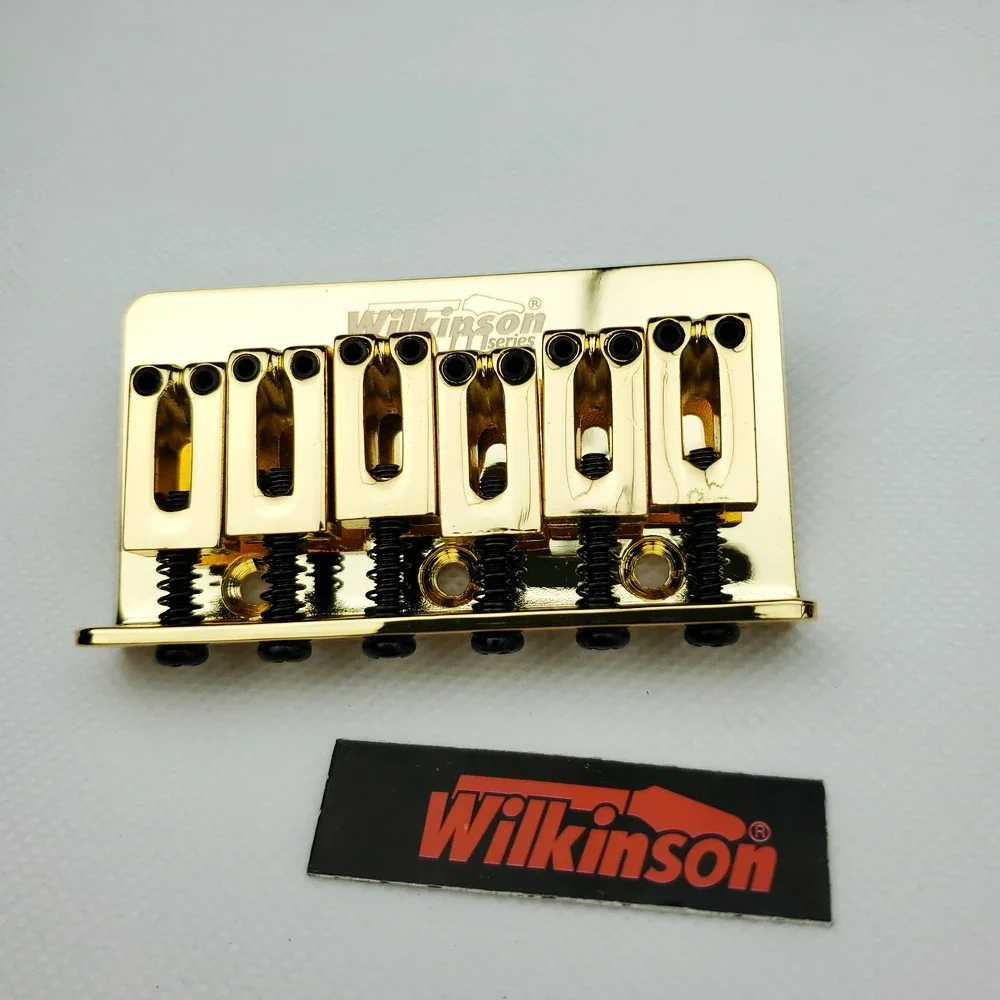 Elegant Wilkinson WOF01 Gold Guitar Bridge 2 Elegant Wilkinson WOF01 Gold Guitar Bridge - Image 2