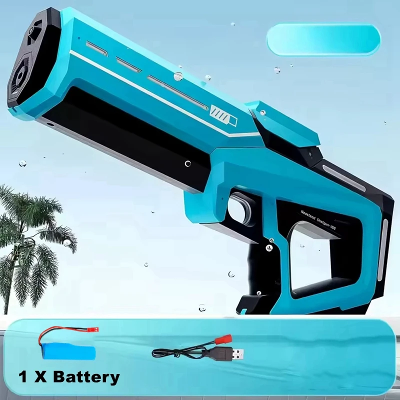 Futuristic Electric Water Gun with LED Lights 9 Futuristic Electric Water Gun with LED Lights - Image 9