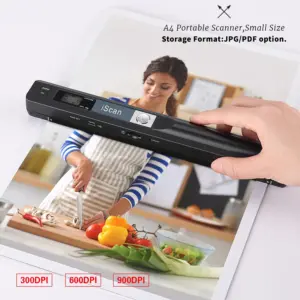 Portable Handheld Document Scanner 600dpiâ€“900dpi