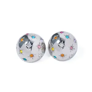Colorful Star and Half-Ball Stainless Steel Earrings 16 Sa0ae11d5070f4c4a89c0d4a8c32b6f27Y