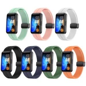 Silicone Magnetic Strap for Huawei SmartBand 8-10 11 Sa0c2bfc5e0ef48a59345bade05b3906dz