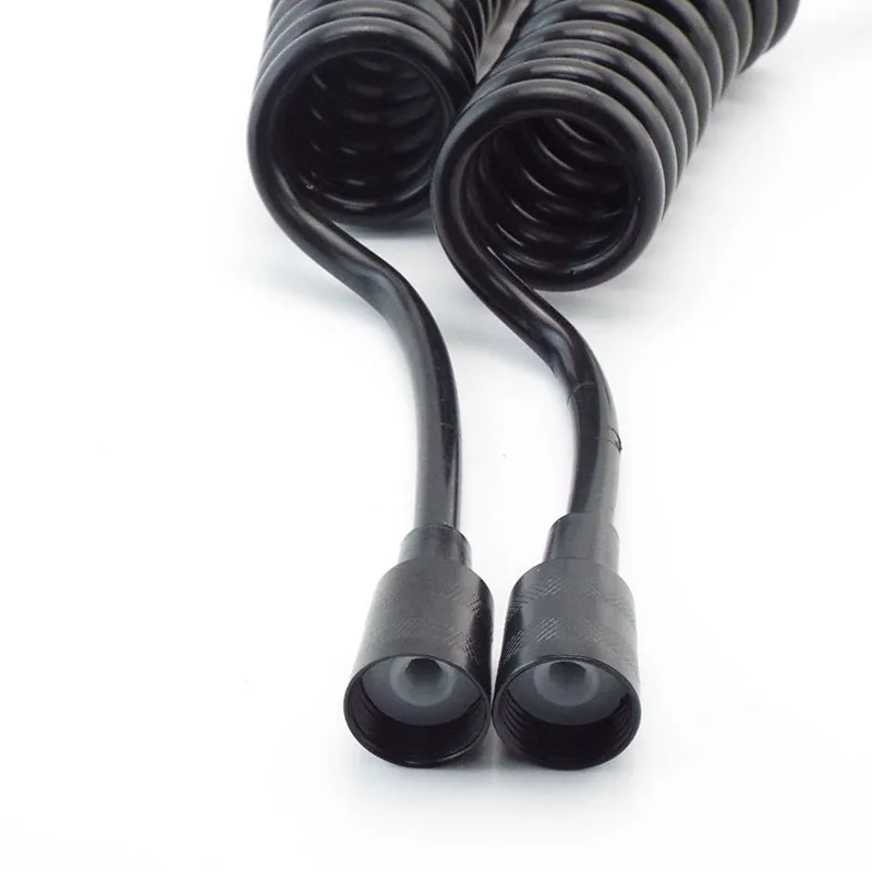 Black Flexible Shower Hose 1.5m-3m 3 Black Flexible Shower Hose 1.5m-3m - Image 3