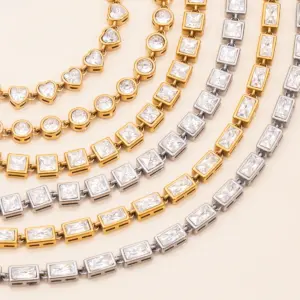 Stainless Steel Geometric Bracelet for Women 14 Sa0c6d77c7d114a298e82bc21d60fa1eaC