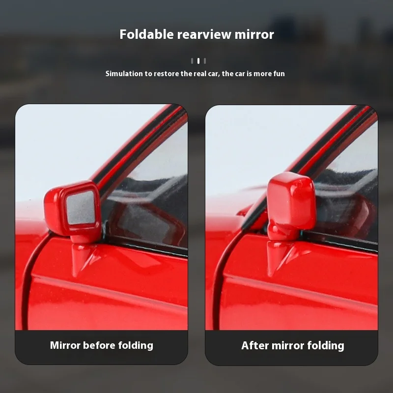 BMW M3 E30 IM 1:24 Diecast Model in Red 5 BMW M3 E30 IM 1:24 Diecast Model in Red - Image 5