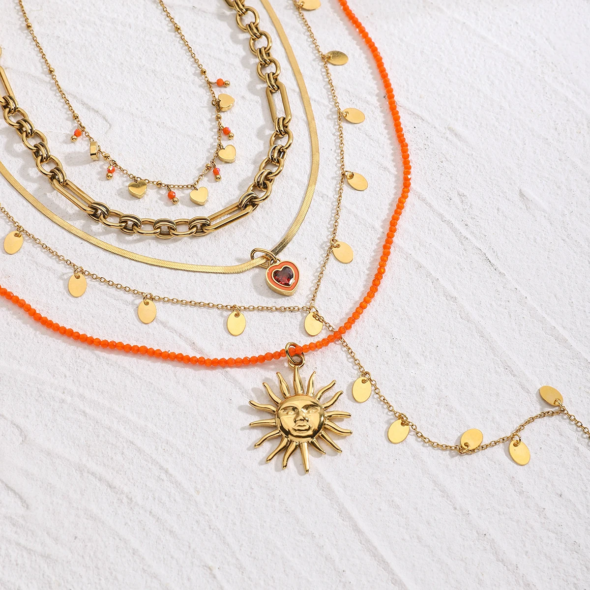 Ocean Vacation Stainless Steel Necklace for Women 4 Ocean Vacation Stainless Steel Necklace for Women - Image 4