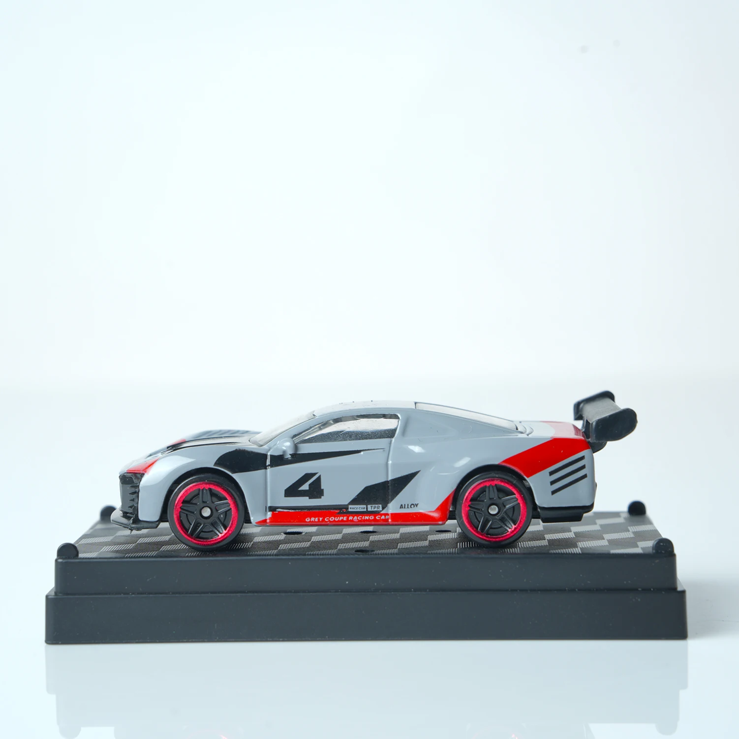 1:64 Scale Gray Red Urban Race Car 2 1:64 Scale Gray Red Urban Race Car - Image 2