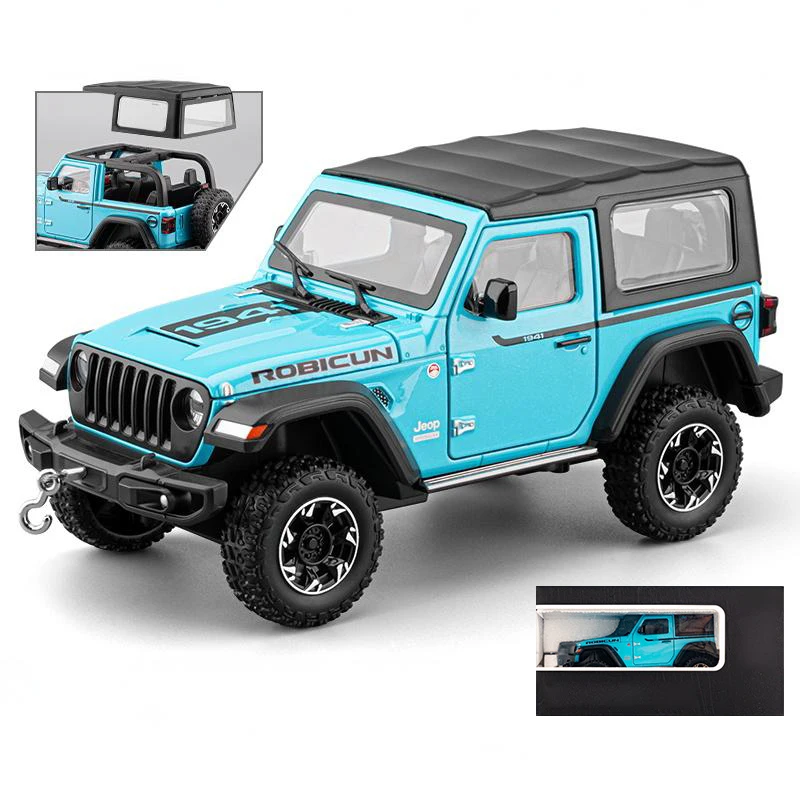 1:24 Jeep Wrangler Rubicon Diecast Model 8 1:24 Jeep Wrangler Rubicon Diecast Model - Image 8