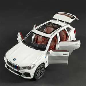 White BMW X5 1/32 Diecast Model 13 Sa0df746e7aad45d89d3fc89ceb2e05f0o