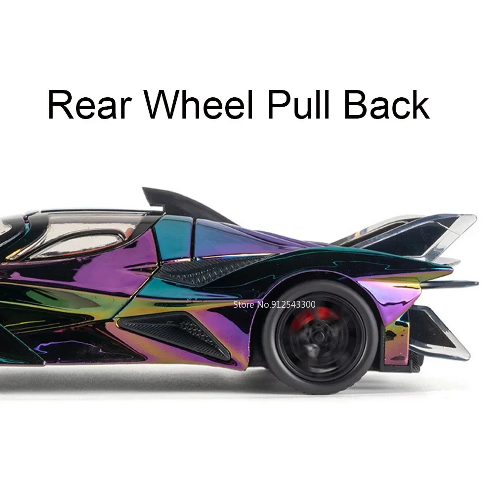 1:24 Scale Iridescent Supercar Model 5 1:24 Scale Iridescent Supercar Model - Image 5