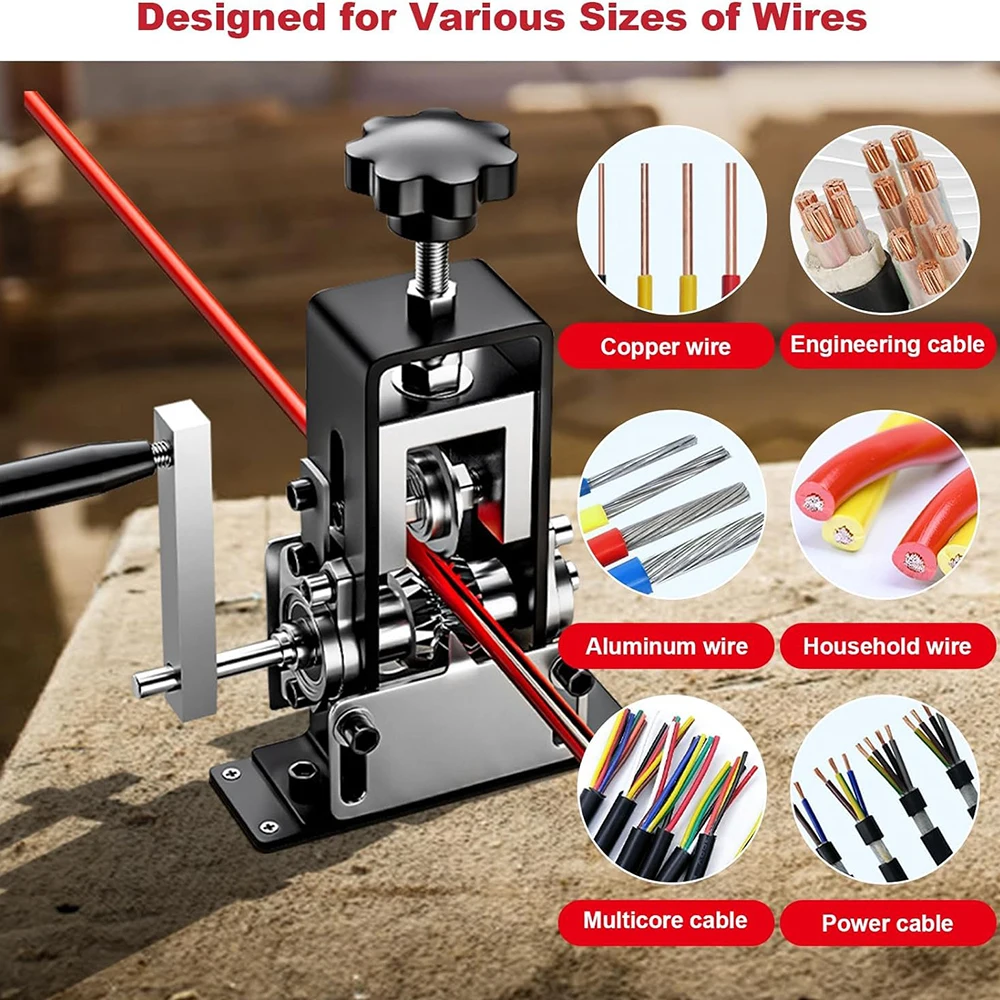 Heavy-Duty Black Wire Stripper HW276 3 Heavy-Duty Black Wire Stripper HW276 - Image 3