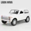 1:18 Scale White LADA NIVA Classic Model