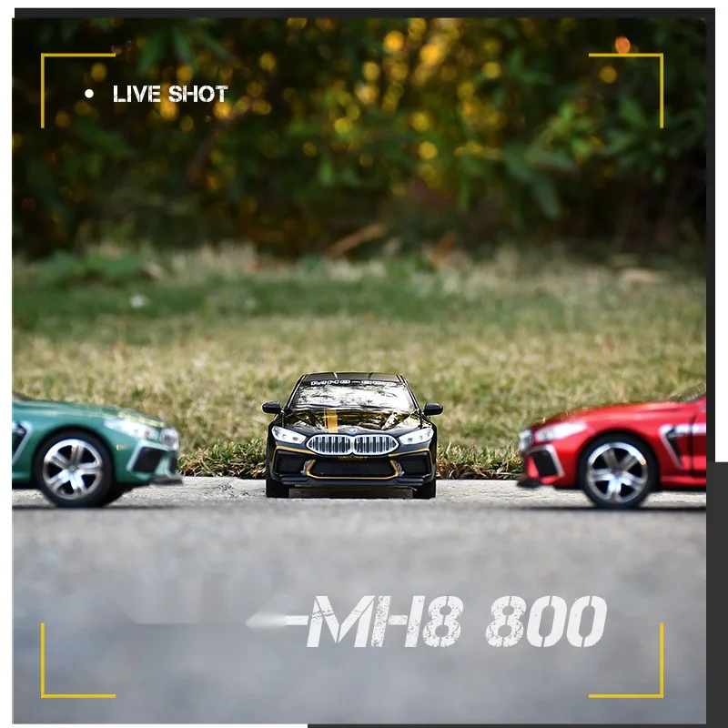 Black and Gold Alloy Model Car 1:32 Scale 2 Black and Gold Alloy Model Car 1:32 Scale - Image 2