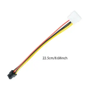 Molex Big 4Pin to 6Pin Power Extension Cable 10 Sa14bf206fe5640f8afd48a339e672680C