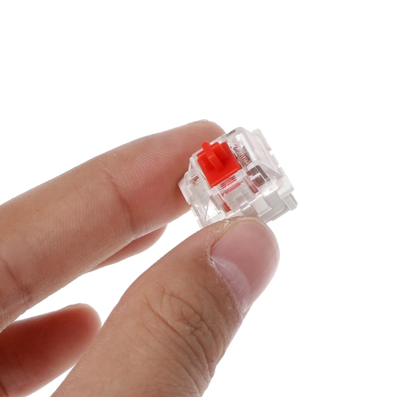 Set of 10 Red Mechanical Switches for Custom Keyboards 2 Set of 10 Red Mechanical Switches for Custom Keyboards - Image 2