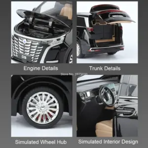 1:24 Scale Diecast SUV Model in Black 10 Sa16a30a1487c49ec896e4b8b0fa951e6v