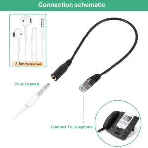 31cm Professional Audio Adapter Cable for Cisco Phones 10 Sa1736ddc9321437c8d5908693e173a53a
