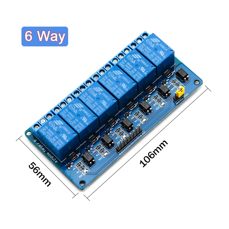 Multi-Channel 5V/12V/24V Relay Module for Automation 10 Multi-Channel 5V/12V/24V Relay Module for Automation - Image 10