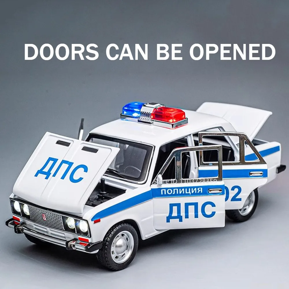 1:24 Scale Lada 2106 Police Car Model 4 1:24 Scale Lada 2106 Police Car Model - Image 4