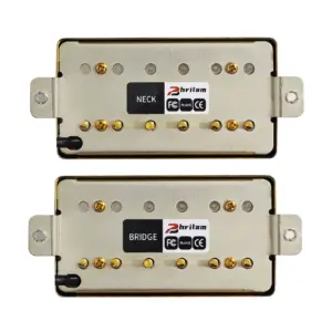 Gold Humbucker Set for Electric Guitar 10 Sa19873799dfc4ac2b0566b4264c458d4U