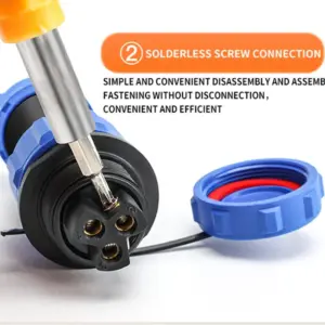 Waterproof Connector IP68 for Industrial Use 14 Sa19bb3d51f4a4928b98287e3aeea8df5E