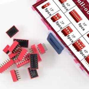 Bright Red 12-Position DIP Switch Set (30/40 pcs) 10 Sa1ae6aee7206434089dac848d89c48cbH