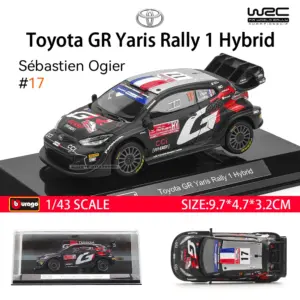 Toyota GR Yaris Rally 1 Hybrid 1:43 Diecast Model 10 Sa1d9f640efae42828d3cc383a412ace6N