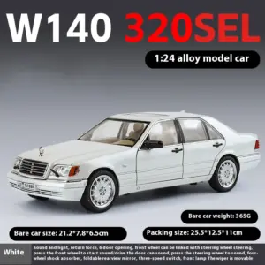 Mercedes-Benz W140 320SEL Diecast Model 1:24 Scale 16 Sa1e378a963564ebd94ed04de437bf553X
