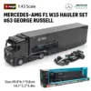 1:43 Mercedes-AMG F1 W15 Hauler and F1 Car Set