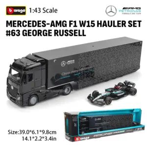 Mercedes-AMG F1 W15 Hauler Die-Cast Set 1:43 Scale