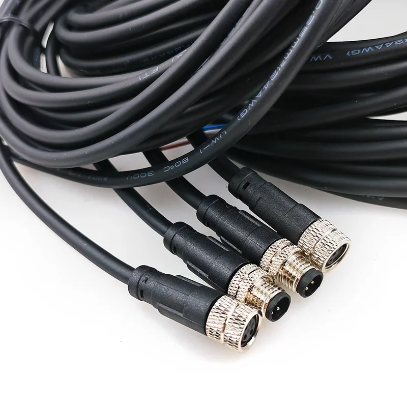 Waterproof 5m PVC Sensor Cable with M8 Connectors 6 Waterproof 5m PVC Sensor Cable with M8 Connectors - Image 6