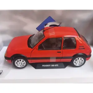 Red 1/18 Scale Peugeot 205 GTI Diecast Model
