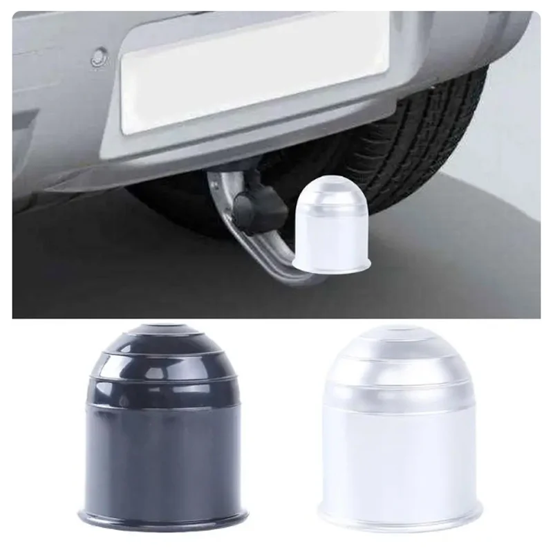 50mm Trailer Ball Cover Set in Black and Silver 2 50mm Trailer Ball Cover Set in Black and Silver - Image 2