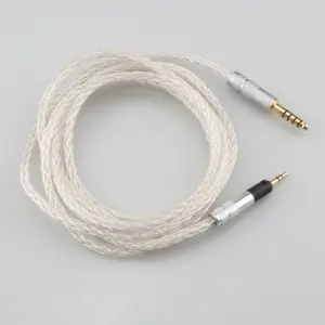 Premium Silver-Plated Audiophile Earphone Cable 9 Sa233ebd2c5474eac839b60171234f72ca