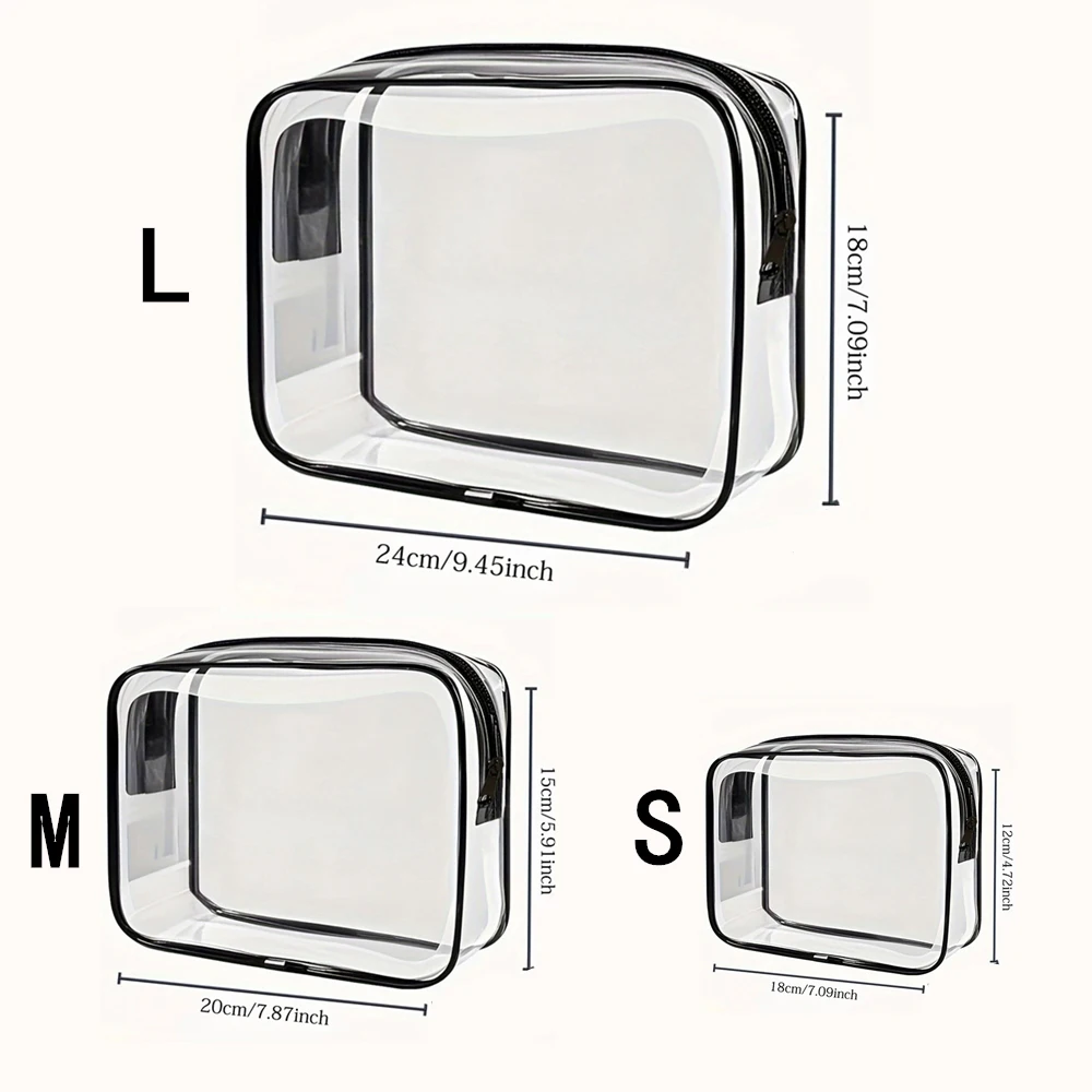 Clear Waterproof Storage Bag for Women 2 Clear Waterproof Storage Bag for Women - Image 2