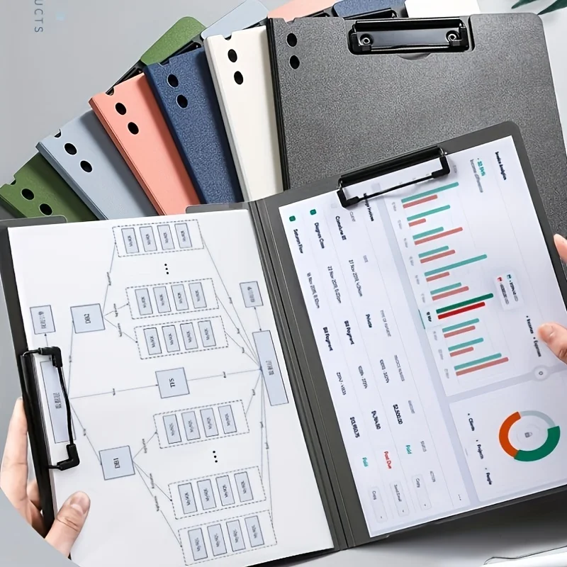 Colorful A4 Profile Clipboard with Pen Holder 4 Colorful A4 Profile Clipboard with Pen Holder - Image 4