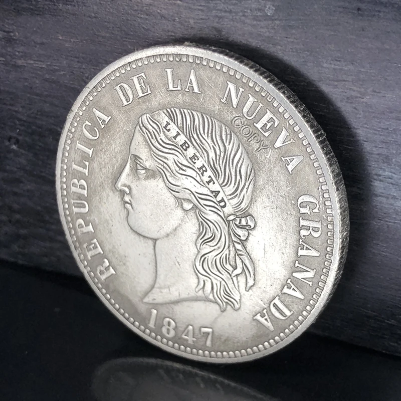 Vintage 1847 Copper Republic Coin 4 Vintage 1847 Copper Republic Coin - Image 4