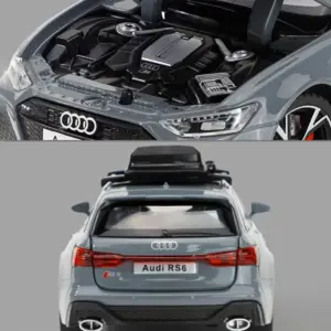 1:32 Diecast Audi RS6 Model with Lights 15 Sa281aed1277648ecb43db5d925039adb4