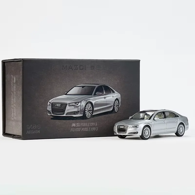 Black Audi A8L 1/64 Diecast Model 6 Black Audi A8L 1/64 Diecast Model - Image 6
