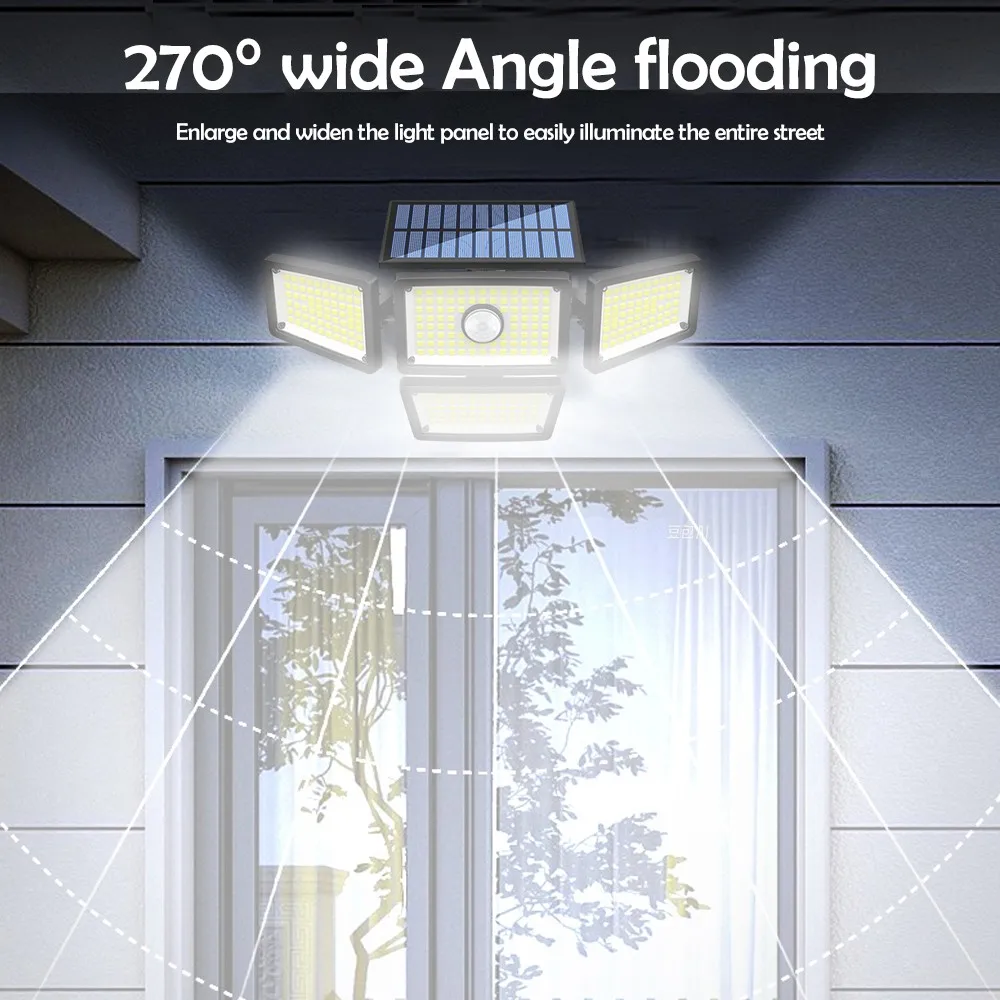 283LED Solar Security Light with Motion Sensor 3 283LED Solar Security Light with Motion Sensor - Image 3