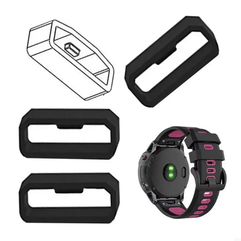 Silicone Watch Strap Rings for Garmin Fenix Series 3 Silicone Watch Strap Rings for Garmin Fenix Series - Image 3