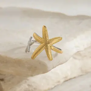 Stainless Steel Ocean Starfish Ring 13 Sa2ccdfcd523f419b98374114a499196dt